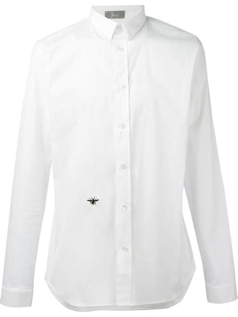 dior bee shirt white